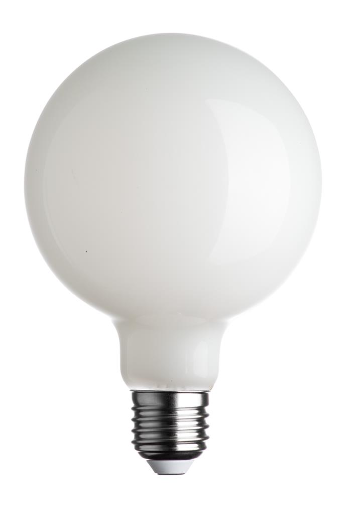 Gea Luce Lampadina LED 12w globo E27 calda vetro specchiato