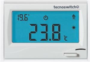 Termostato touchparete FEEL batterie TE035BI Tecnoswitch