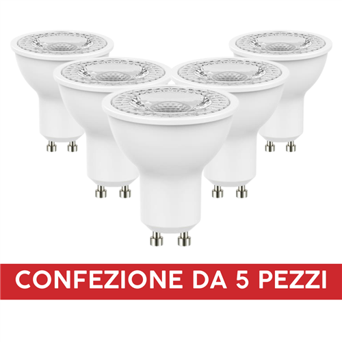 Faretto LED 8 watt GU10 220 V IPERLUX 120° Dicroica 640-700 Lumen